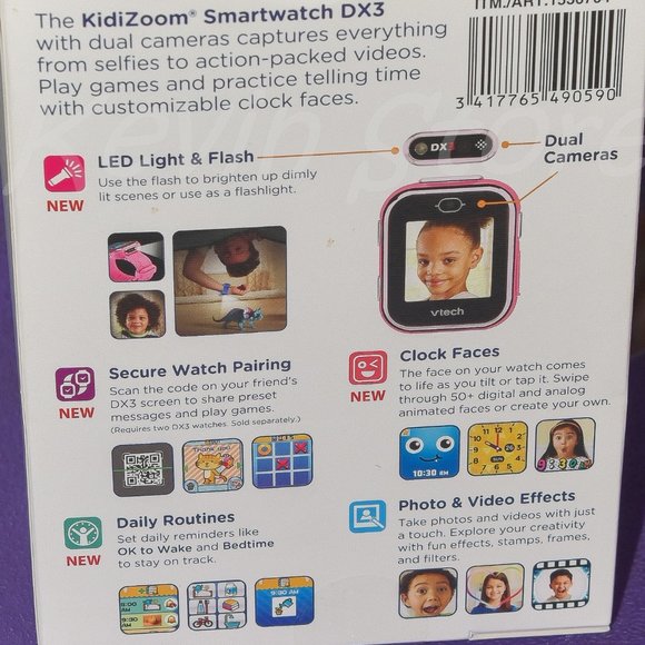 Vtech KidiZoom Smart watch DX3 in Pink - Picture 7 of 8